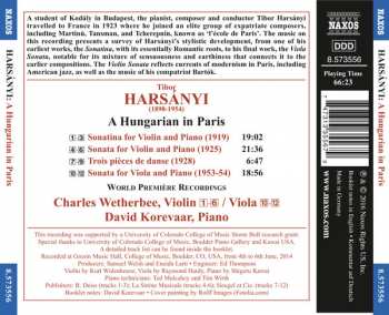 CD Tibor Harsanyi: A Hungarian In Paris
