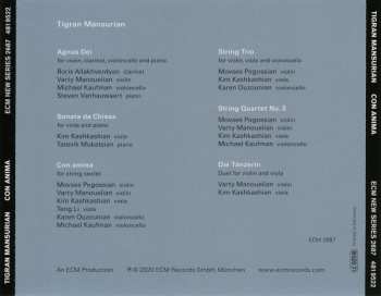 CD Tigran Mansurian: Con Anima