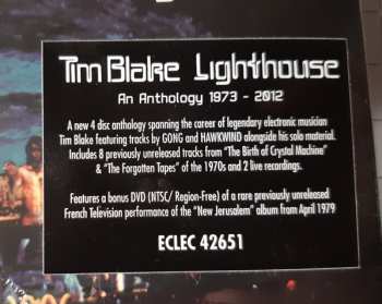 3CD/DVD/Doos Tim Blake: Lighthouse An Anthology 1973 - 2012