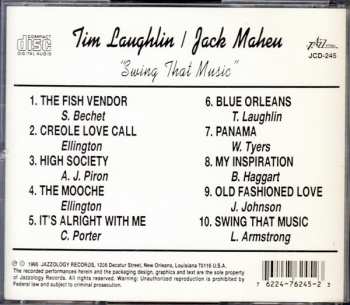 CD Tim Laughlin: Swing That Music