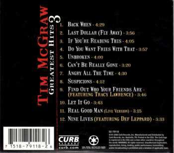 CD Tim McGraw: Greatest Hits 3