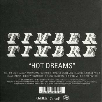 CD Timber Timbre: Hot Dreams