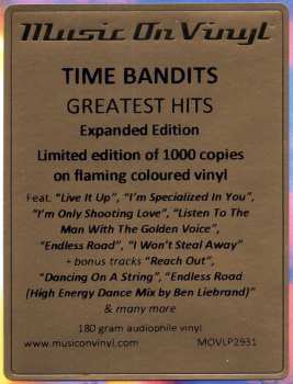 2LP Time Bandits: Greatest Hits LTD | NUM | CLR