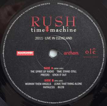 4LP Rush: Time Machine 2011: Live In Cleveland