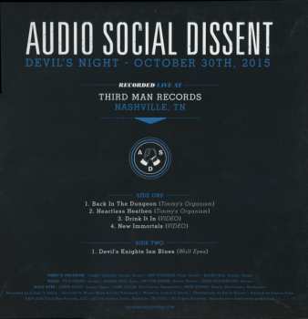 LP Timmy's Organism: Audio Social Dissent (Devil's Night - October 30th, 2015) CLR