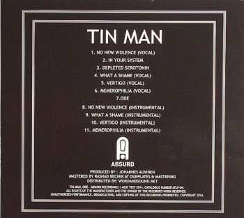 CD Tin Man: Ode
