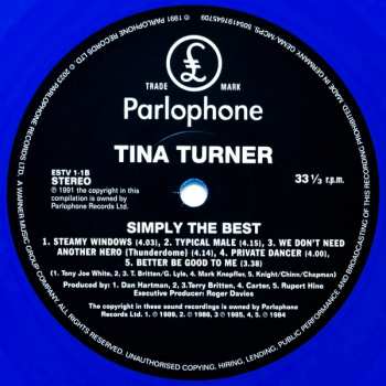 2LP Tina Turner: Simply The Best CLR | LTD