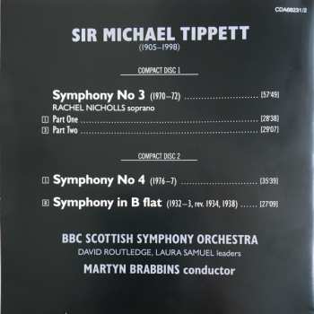 2CD BBC Scottish Symphony Orchestra: Symphonies 3 & 4, B Flat