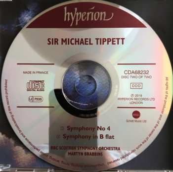 2CD BBC Scottish Symphony Orchestra: Symphonies 3 & 4, B Flat