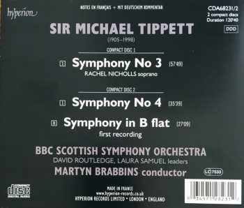 2CD BBC Scottish Symphony Orchestra: Symphonies 3 & 4, B Flat