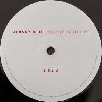 LP Jehnny Beth: To Love Is to Live