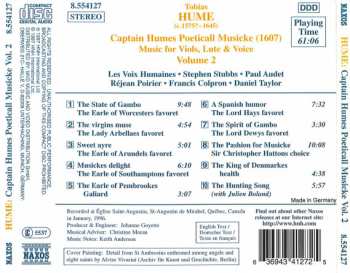 CD Daniel Taylor: Captain Humes Poeticall Musicke Volume 2