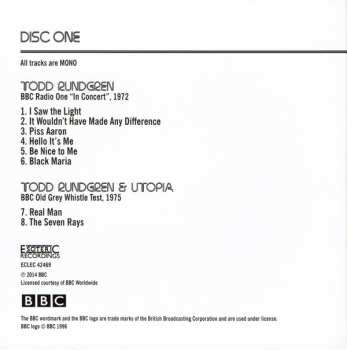 3CD/DVD/Doos Todd Rundgren: At The BBC 1972-1982