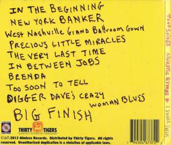 CD Todd Snider: Agnostic Hymns & Stoner Fables
