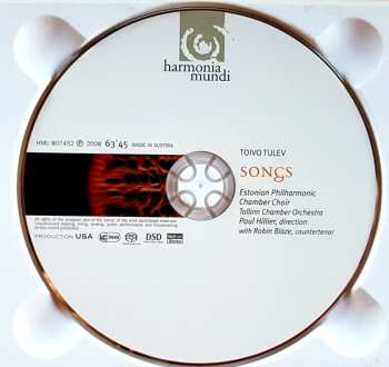 SACD Estonian Philharmonic Chamber Choir: Songs