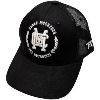 Merch Tokyo Time: Mesh Back Cap Ufc Mcgregor White Wreath Logo Tokyo Time