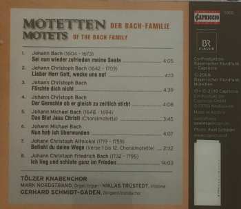 CD Tölzer Knabenchor: Motetten Der Bach-Familie = Motets Of The Bach-Family