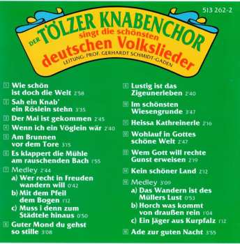 CD Tölzer Knabenchor: Singt Die Schönsten Deutschen Volkslieder