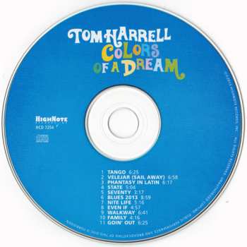 CD Tom Harrell: Colors Of A Dream