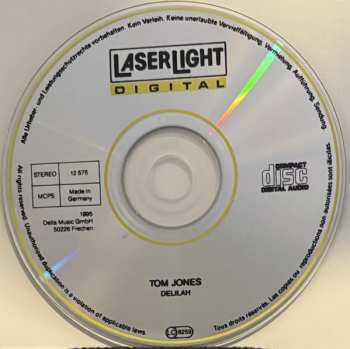 CD Tom Jones: Delilah