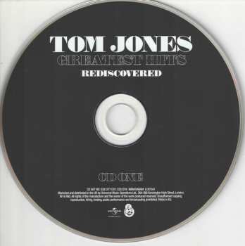 2CD Tom Jones: Greatest Hits Rediscovered