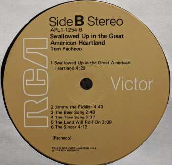 LP Tom Pacheco: Swallowed Up In The Great American Heartland