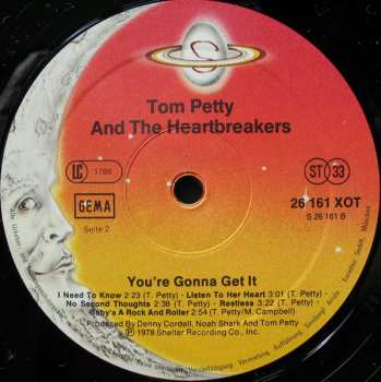 LP Tom Petty And The Heartbreakers: You're Gonna Get It!