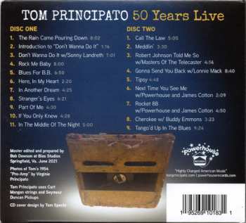 2CD Tom Principato: 50 Years Live