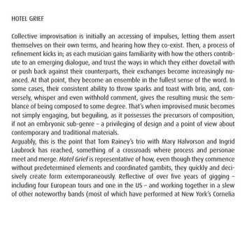 CD Ingrid Laubrock: Hotel Grief