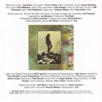 CD Tom Rush: Merrimack County / Ladies Love Outlaws