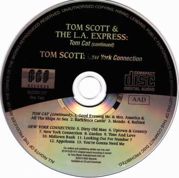 2CD Tom Scott: Tom Scott & The L.A. Express / Tom Cat / New York Connection