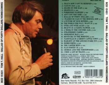 CD Tom T. Hall: Ballad Of Forty Dollars/Homecoming