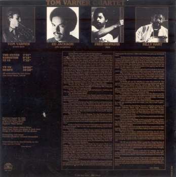 CD Tom Varner Quartet: Tom Varner Quartet