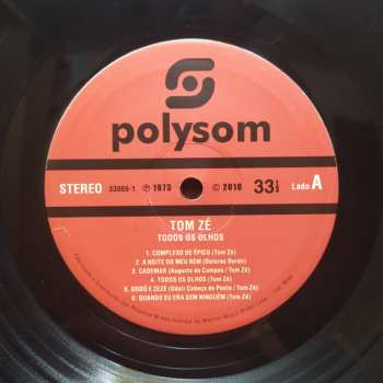 LP Tom Zé: Todos Os Olhos LTD