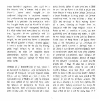CD Tenebrae: Requiem Mass, 1605