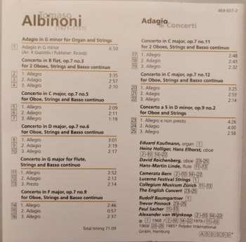CD Camerata Bern: Adagio & Concerti