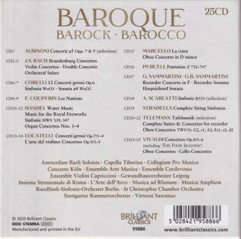 25CD/Doos Johann Sebastian Bach: Baroque - Barock - Barocco