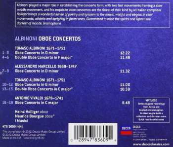CD Antonio Vivaldi: Oboe Concertos