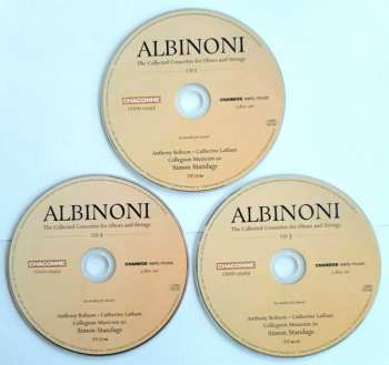 3CD Tomaso Albinoni: The Collected Concertos For Oboes And Strings