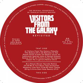 2LP Tomica Simović: Visitors From The Galaxy Revisited (The Original Soundtrack By Tomislav Simović Remixed) LTD