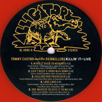 LP Tommy Castro And The Painkillers: Killin' It Live CLR
