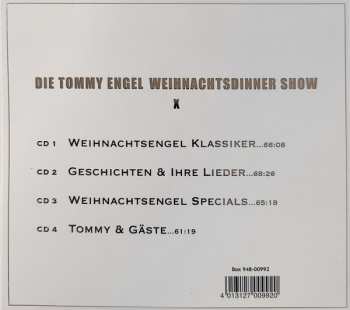 4CD/Doos Tommy Engel: Weihnachtsengel X (Die Tommy Engel Weihnachtsdinner Show)