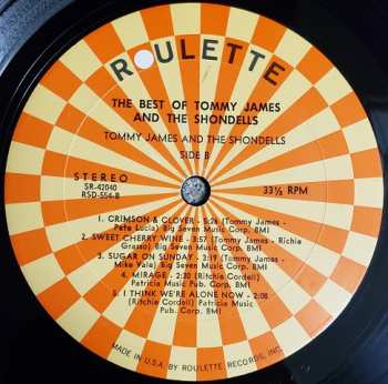 LP Tommy James & The Shondells: The Best Of Tommy James & The Shondells