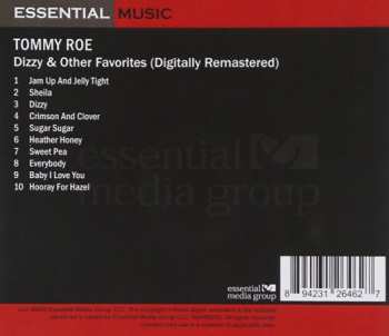 CD Tommy Roe: Dizzy & Other Favorites (Digitally Remastered)