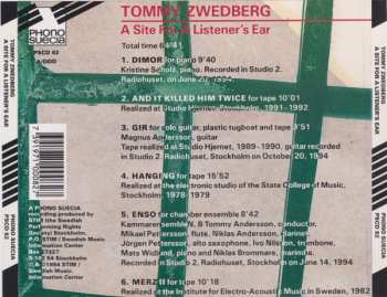 CD Tommy Zwedberg: A Site For A Listener's Ear