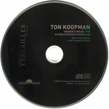 CD Ton Koopman: Grandes Orgues 1710