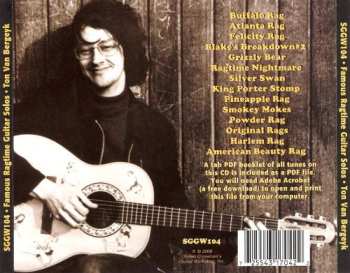 CD Ton Van Bergeijk: Famous Ragtime Guitar Solos