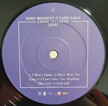 2LP Tony Bennett: Cheek To Cheek Live!