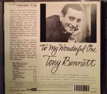 CD Tony Bennett: To My Wonderful One