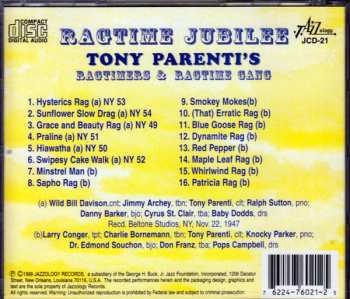 CD Tony Parenti's Ragtimers: Ragtime Jubilee